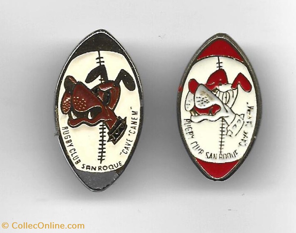 sport olympisme sports collectifs xv pin s rugby san roque valencia espagne 2 versions
