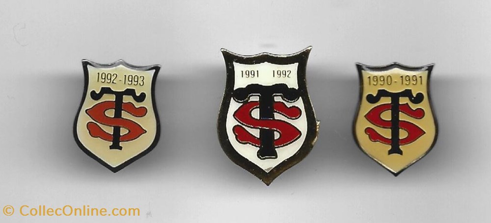 sport olympisme sports collectifs rugby xv stade toulousain 12 3 modeles de 1990 a 1993