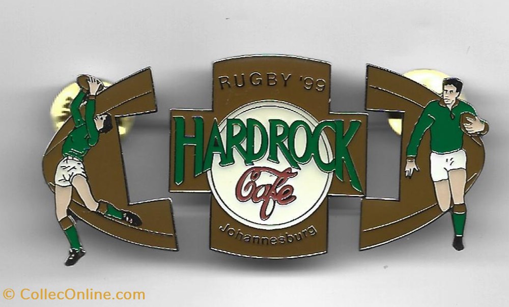 Pin's Puzzle 3 pièces Hard Rock Café Rugby 99 Johannesburg sport olympisme sports collectifs xv pin s puzzle 3 pieces hard rock cafe rugby 99 johannesburg
