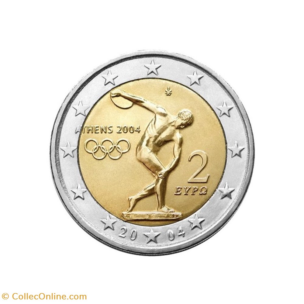 Jeux olympiques d'Athènes de 2004 - Grèce monnaies jeux olympiques athenes de 2004 grece