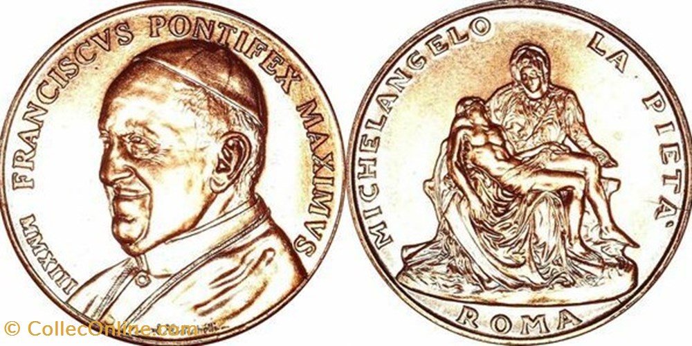 medailles francicvs pontifex maximus 2 vatican