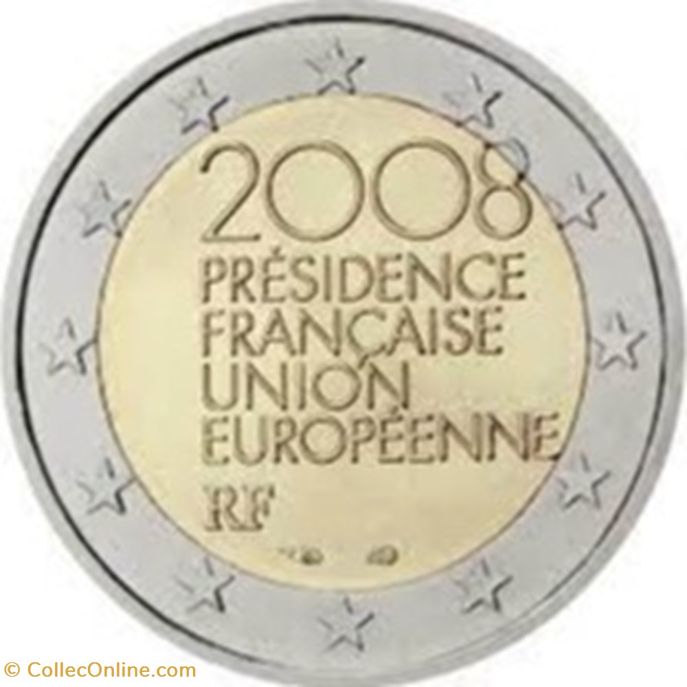 Présidence française du conseil de l'Union européenne au deuxième semestre 2008 - France monnaies presidence francaise du conseil de union europeenne au deuxieme semestre 2008 france