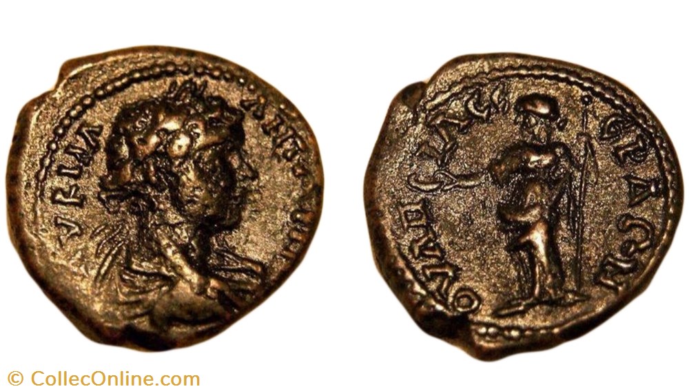 Caracalla / Serdica en Thrace / Héra / Inédit § Extrêmement Rare monnaie antique av jc ap romaine provinciale caracalla serdica en thrace hera inedit extremement rare
