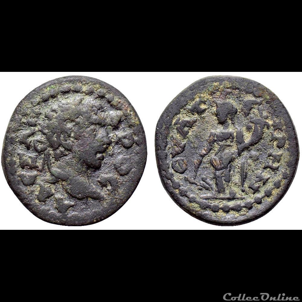 Alexandre Sévère / Thyateira, Lydie / Tyché monnaies antiques romaines provinciales alexandre severe thyateira lydie tyche