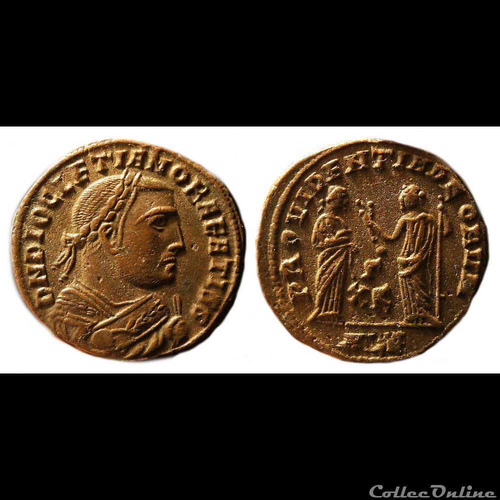 Dioclétien / Alexandrie / Follis Post-abdication / RIC 80 var. monnaie antique av jc ap romaine imperiale diocletien alexandrie follis post abdication ric 80 var