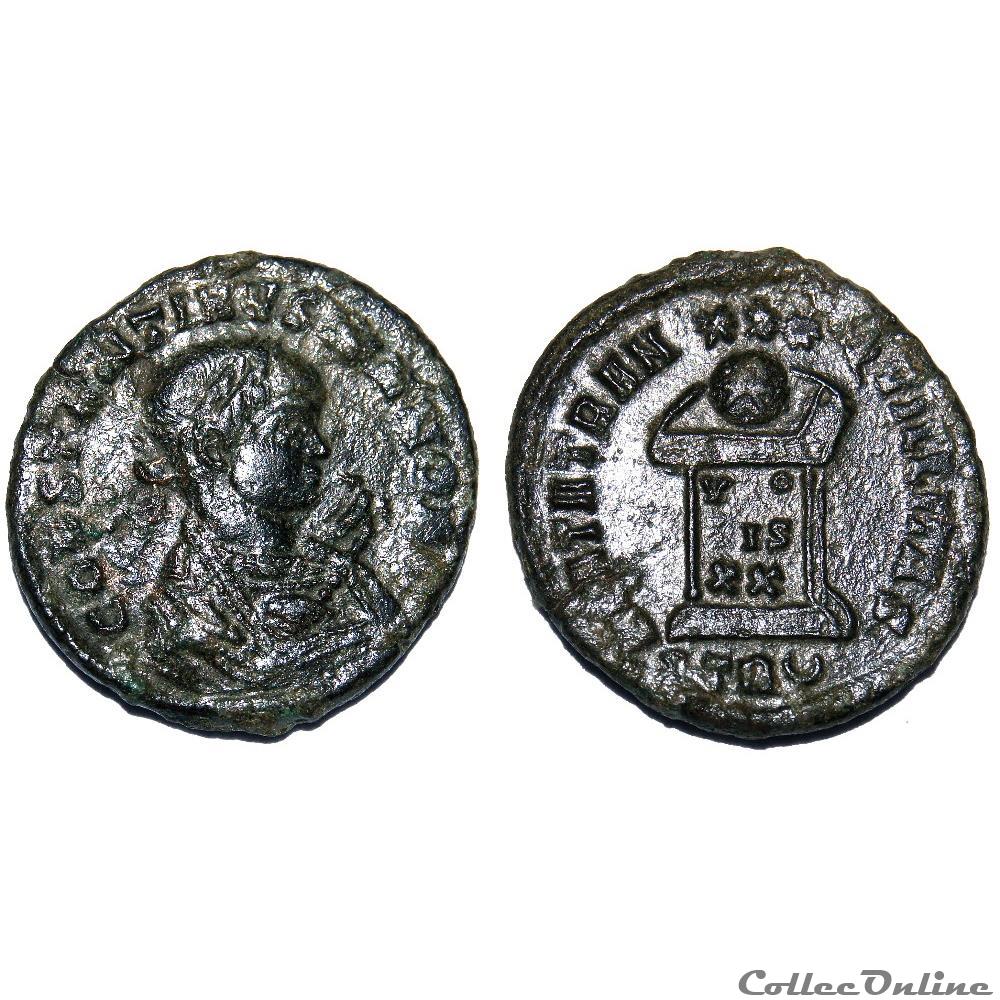 Constantin II / Trèves / RIC - ; RMBT 131b (SH 12) / Très rare monnaie antique av jc ap romaine imperiale constantin ii treves ric rmbt 131b sh 12 tres rare