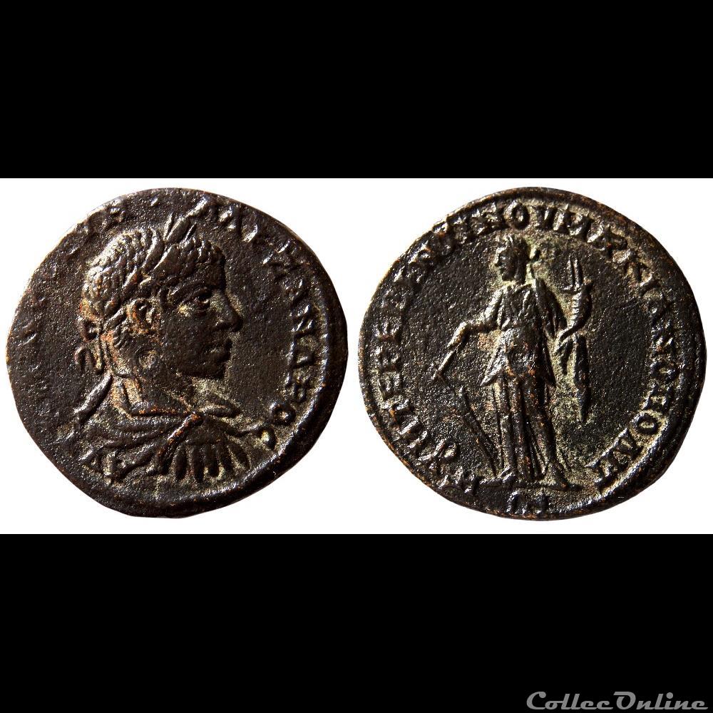 Alexandre Sévère / Marcianopolis, Mésie Inférieure / Tyché monnaies antiques romaines provinciales alexandre severe marcianopolis mesie inferieure tyche