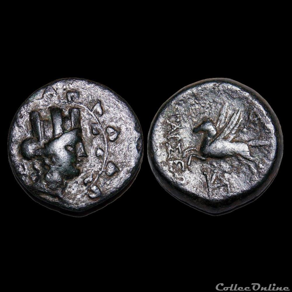 monnaie antique av jc ap grecque tarse cilicie tyche pegase rare