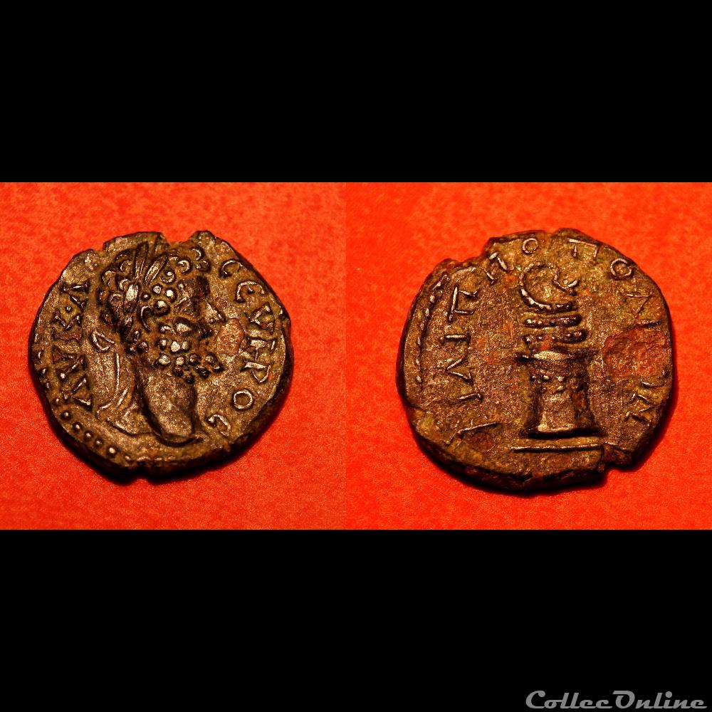 Septime Sévère / Philippopolis, Thrace / Assarion au serpent monnaie antique romaine provinciale septime severe philippopolis thrace assarion au serpent