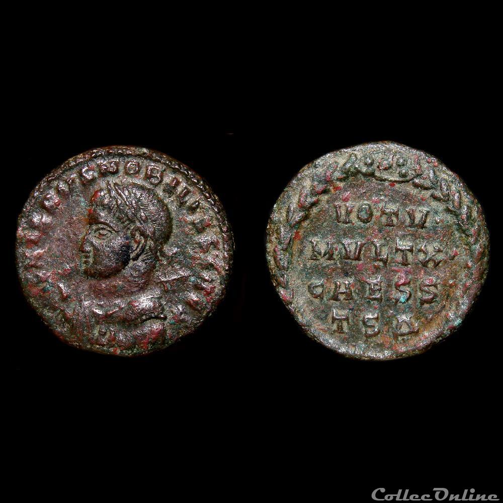 Crispus / Thessalonique / RIC 39 (R4) monnaie antique av jc ap romaine imperiale crispus thessalonique ric 39 r4