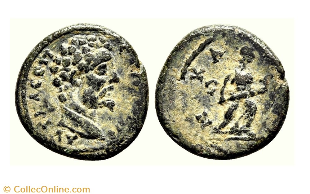 Septime Sévère / Nicée, Bithynie / Déméter / Très rare et non publiée monnaie antique av jc ap romaine provinciale septime severe nicee bithynie demeter tres rare et non publiee