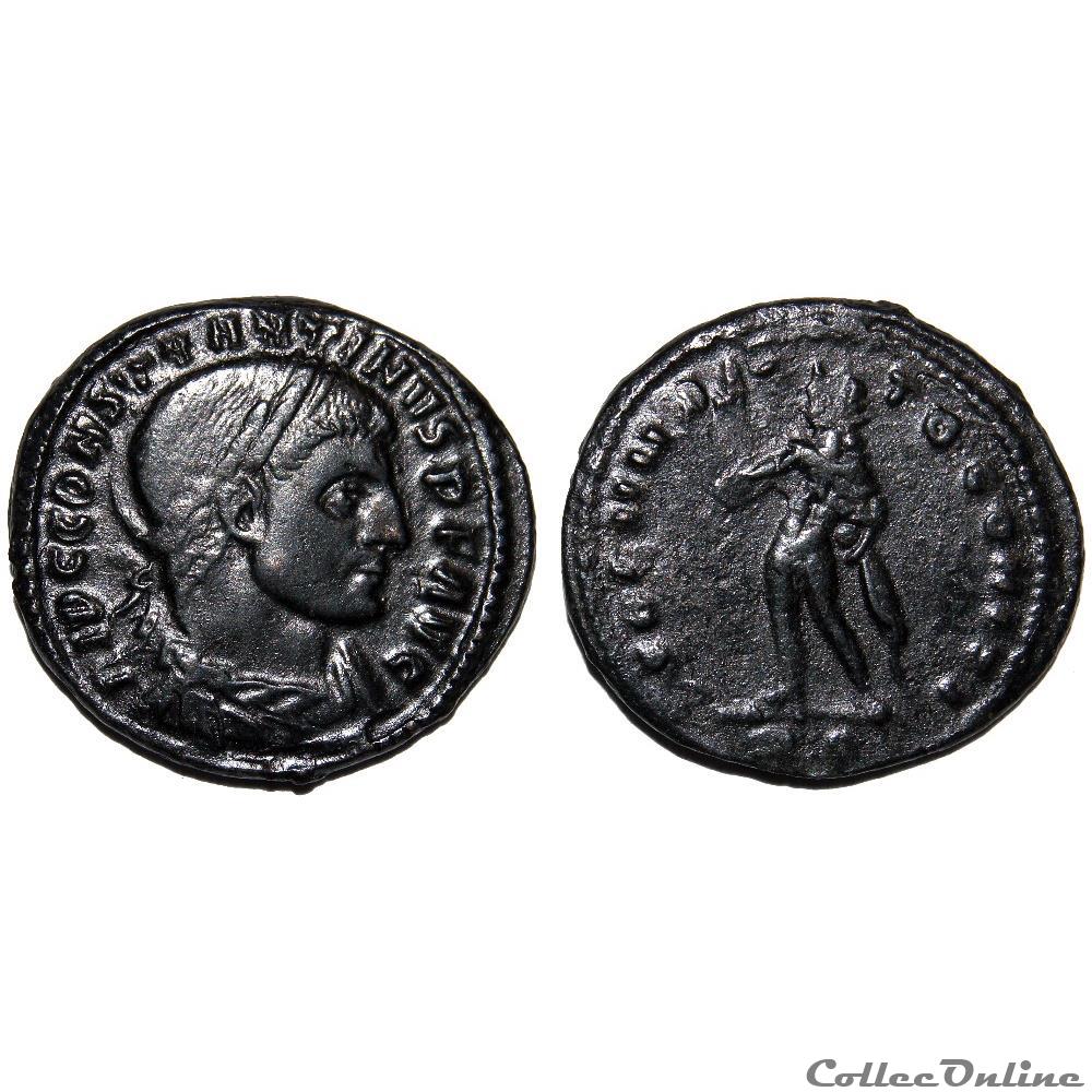 Constantin Ier / Rome / Buste non répertorié dans le RIC monnaie antique av jc ap romaine imperiale constantin ier rome buste non repertorie dans le ric