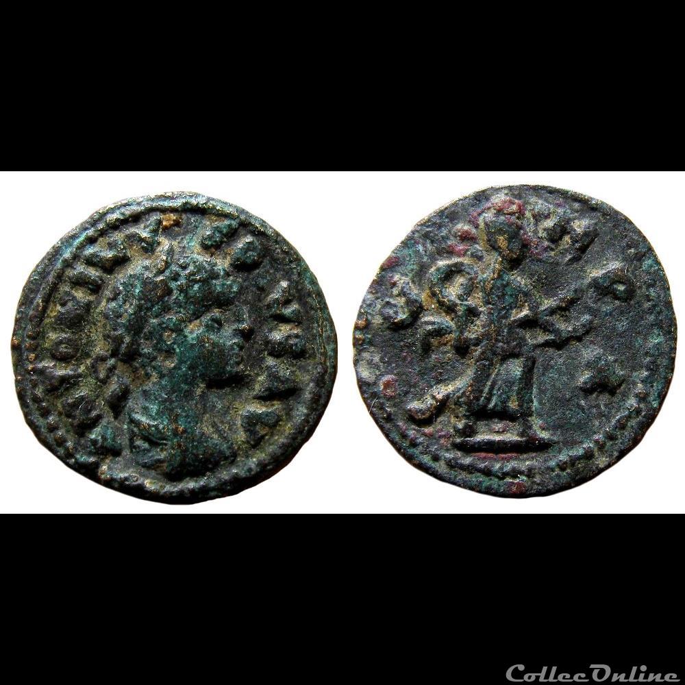 Caracalla / Parium, Mysie / Déméter / Rare variante monnaie antique av jc ap romaine provinciale caracalla parium mysie demeter rare variante