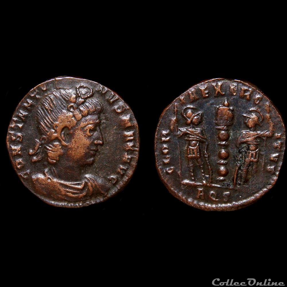 Constantin Ier / Aquilée / RIC 139 (R4) monnaie antique av jc ap romaine imperiale constantin ier aquilee ric 139 r4