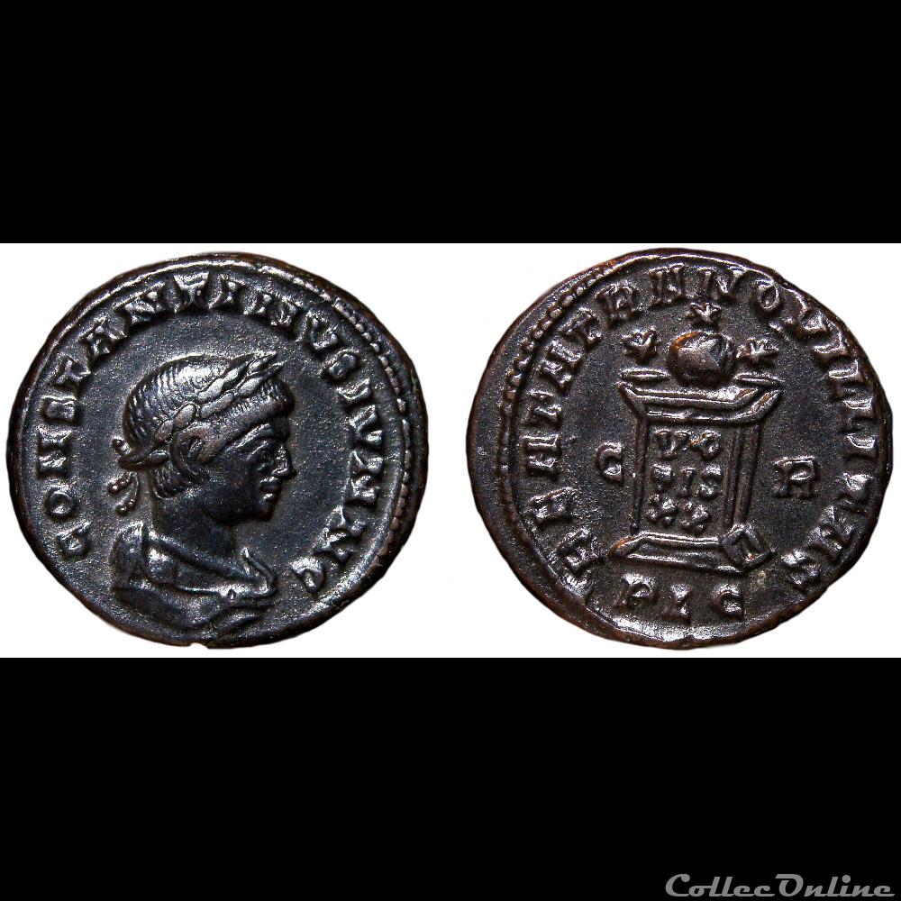Constantin II / Lyon / RIC 148 (R5) monnaie antique av jc ap romaine imperiale constantin ii lyon ric 148 r5