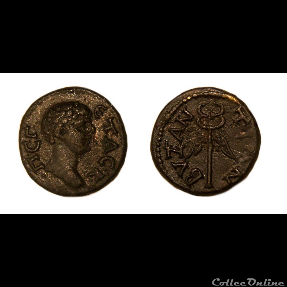 monnaie antique av jc ap romaine provinciale geta byzance thrace caducee aile rare