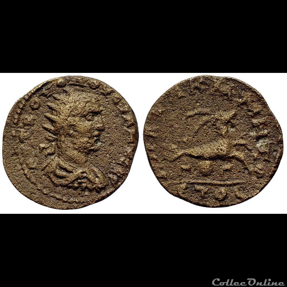 monnaie antique av jc romaine provinciale volusien anazarbus cilicie capricorne rare