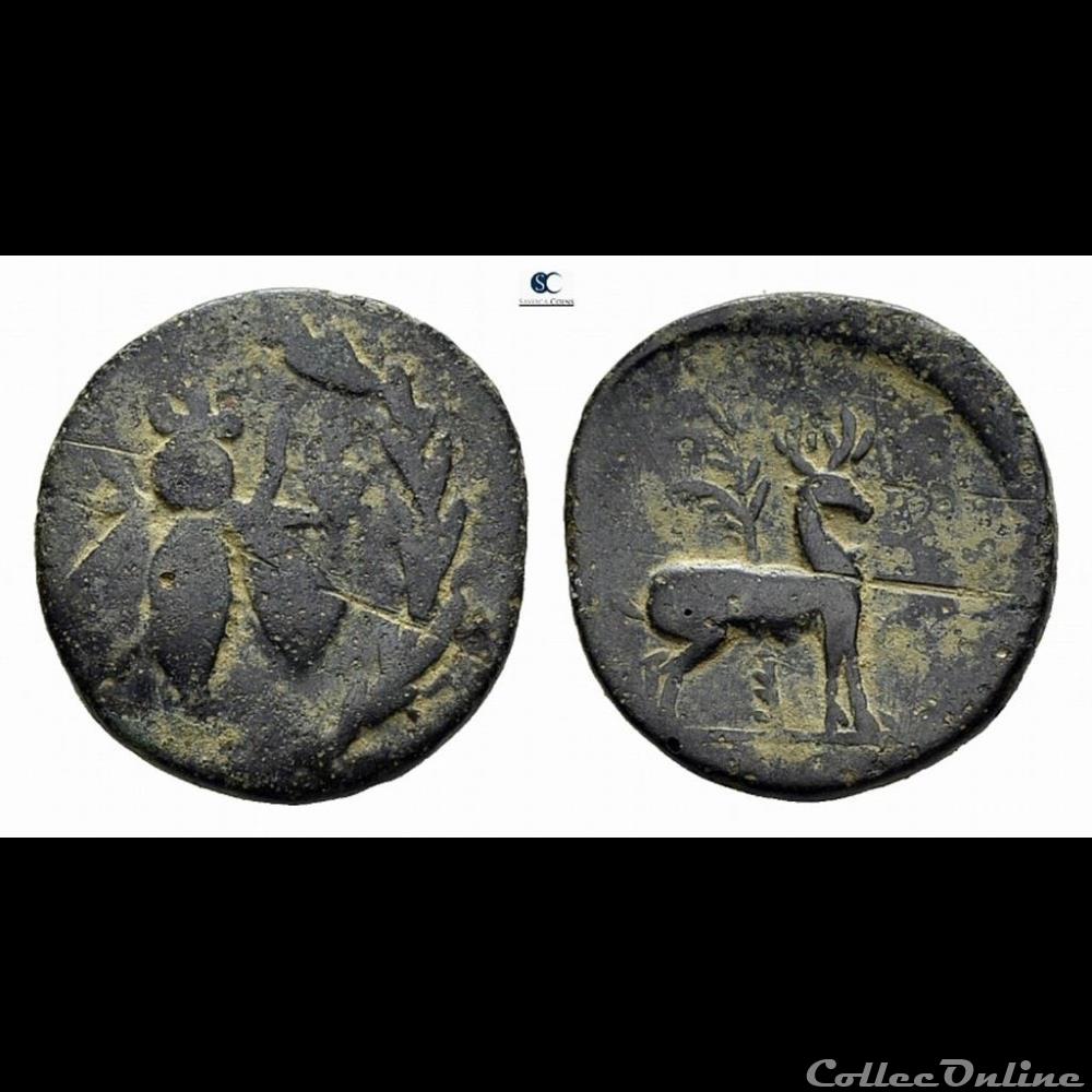 Ephèse, Ionie / Abeille § cerf monnaie antique av jc ap grecque ephese ionie abeille cerf