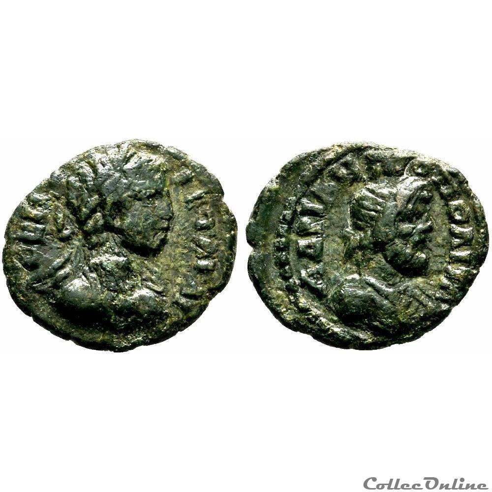 Geta / Hadrianopolis, Thrace / Sérapis / Rare monnaie antique av jc romaine provinciale geta hadrianopolis thrace serapis rare