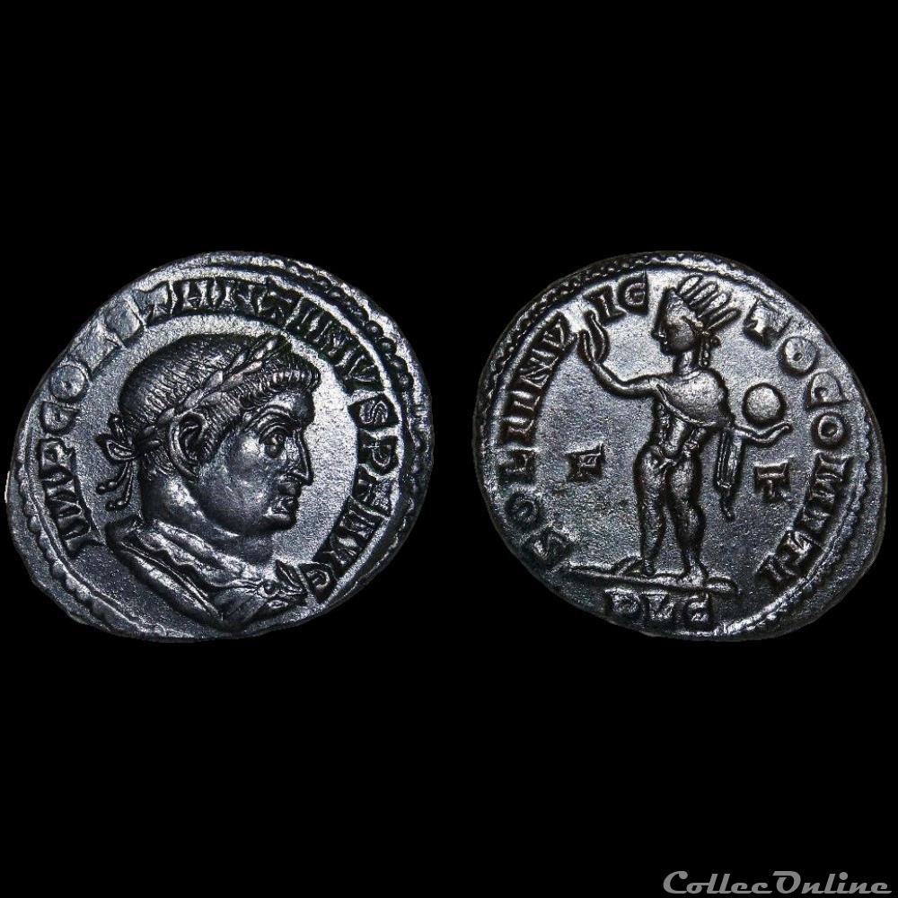 Constantin Ier / Lyon / Césure non répertoriée dans le RIC (RIC 310 var.) monnaie antique av jc ap romaine imperiale constantin ier lyon cesure non repertoriee dans le ric ric 310 var