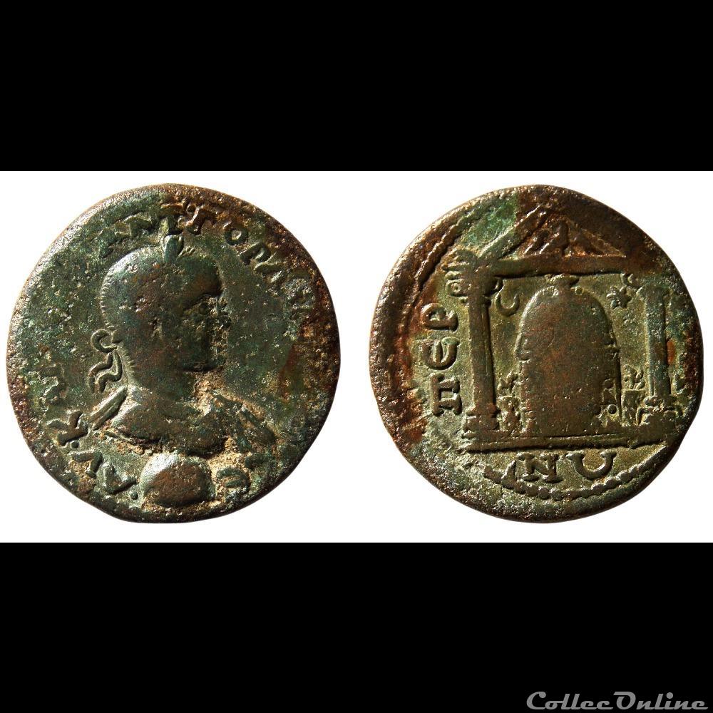 Gordien III / Perge, Pamphylie / Temple / Extrêmement rare 4 monnaies antiques romaines provinciales gordien iii perge pamphylie temple extremement rare