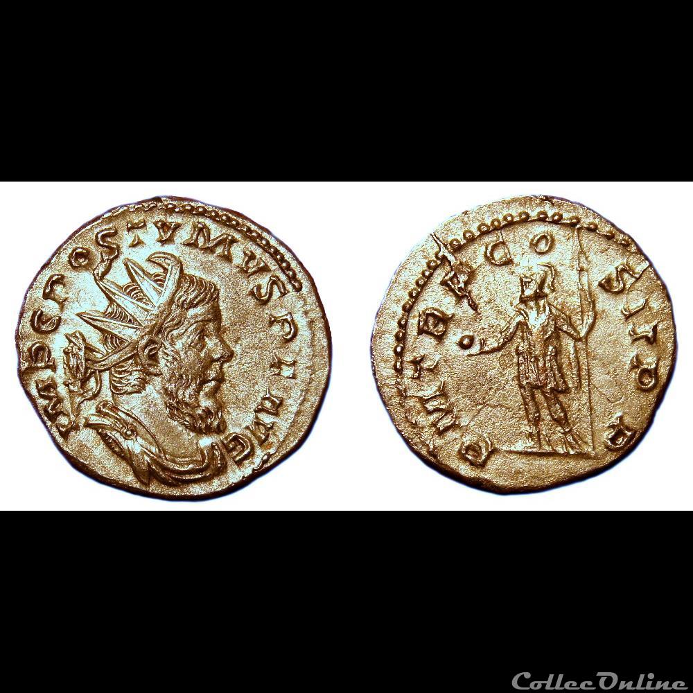 monnaie antique av jc ap romaine imperiale antoninien de postume treves virtus