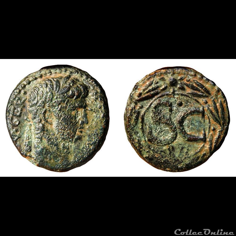 Claude / Antioche sur l'Oronte, Syrie / Couronne SC monnaies antiques romaines provinciales claude antioche sur oronte syrie couronne sc