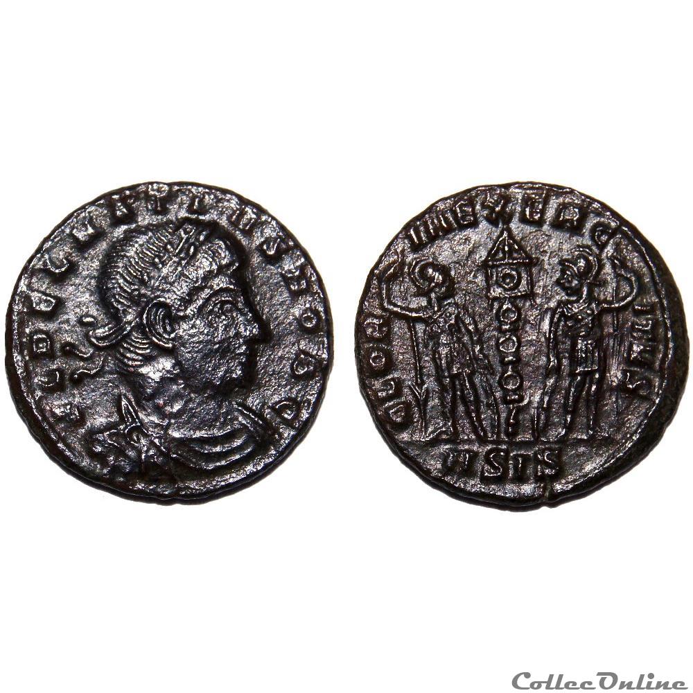 monnaie antique av jc ap romaine imperiale delmace siscia officine non repertoriee dans le ric