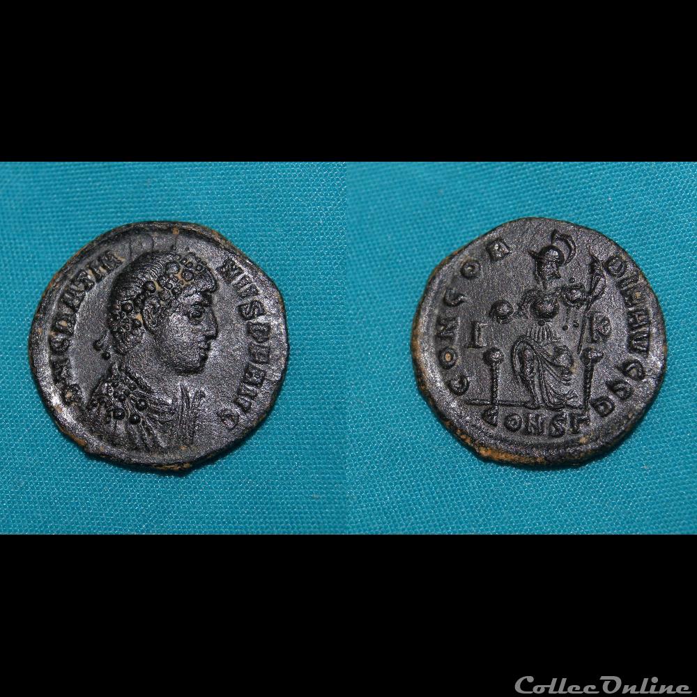 Gratien / Constantinople / Inédit 2 monnaie antique av jc ap romaine imperiale gratien constantinople inedit