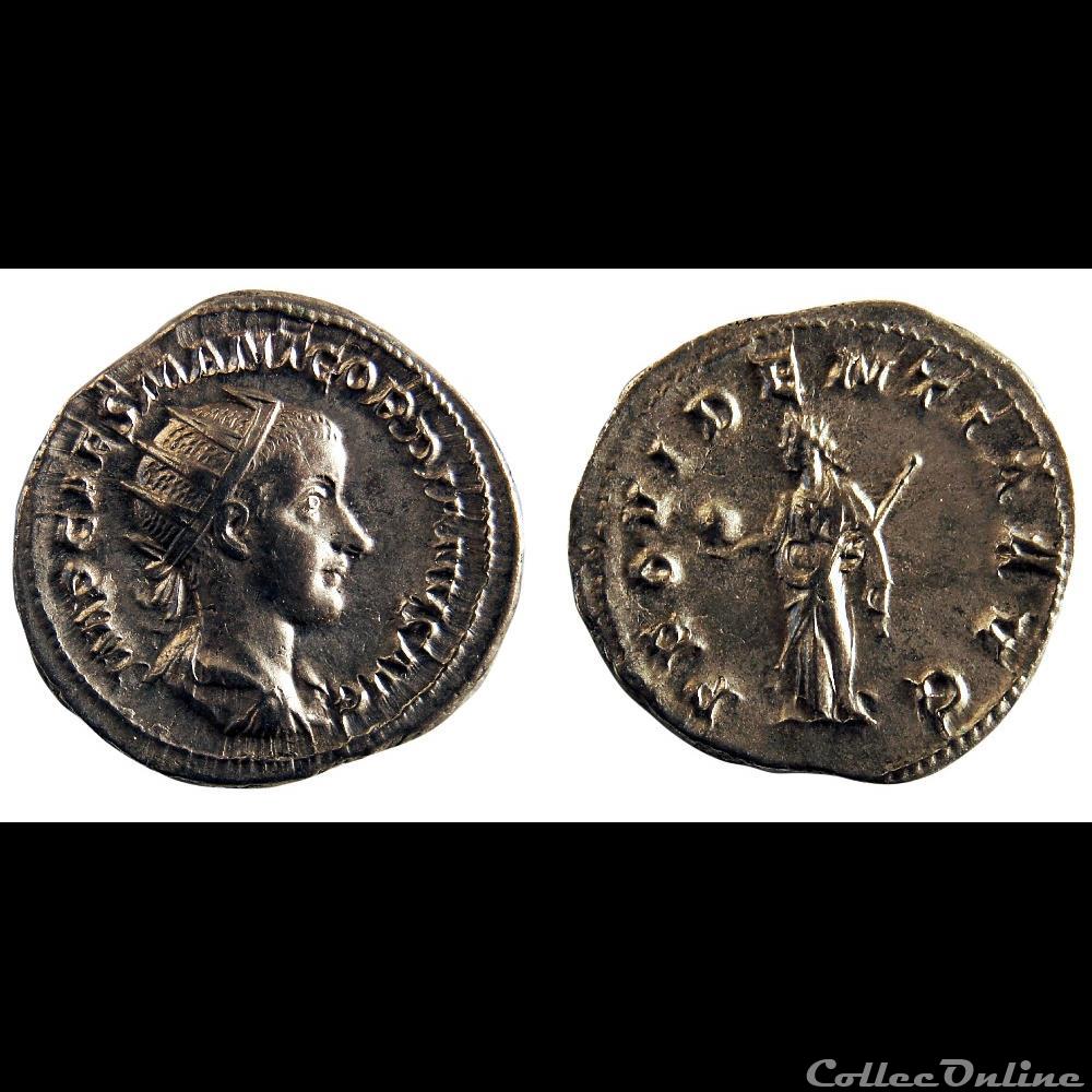 Antoninien de Gordien III / Rome / Providentia monnaie antique av jc ap romaine imperiale antoninien de gordien iii rome providentia