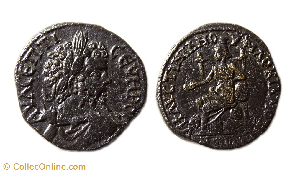 Septime Sévère / Marcianopolis, Mésie Inférieure / Cybèle monnaie antique av jc ap romaine provinciale septime severe marcianopolis mesie inferieure cybele