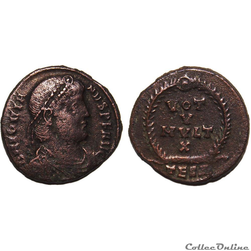 Jovien / Thessalonique / Non répertorié dans le RIC § Inédit monnaie antique av jc ap romaine imperiale jovien thessalonique non repertorie dans le ric inedit