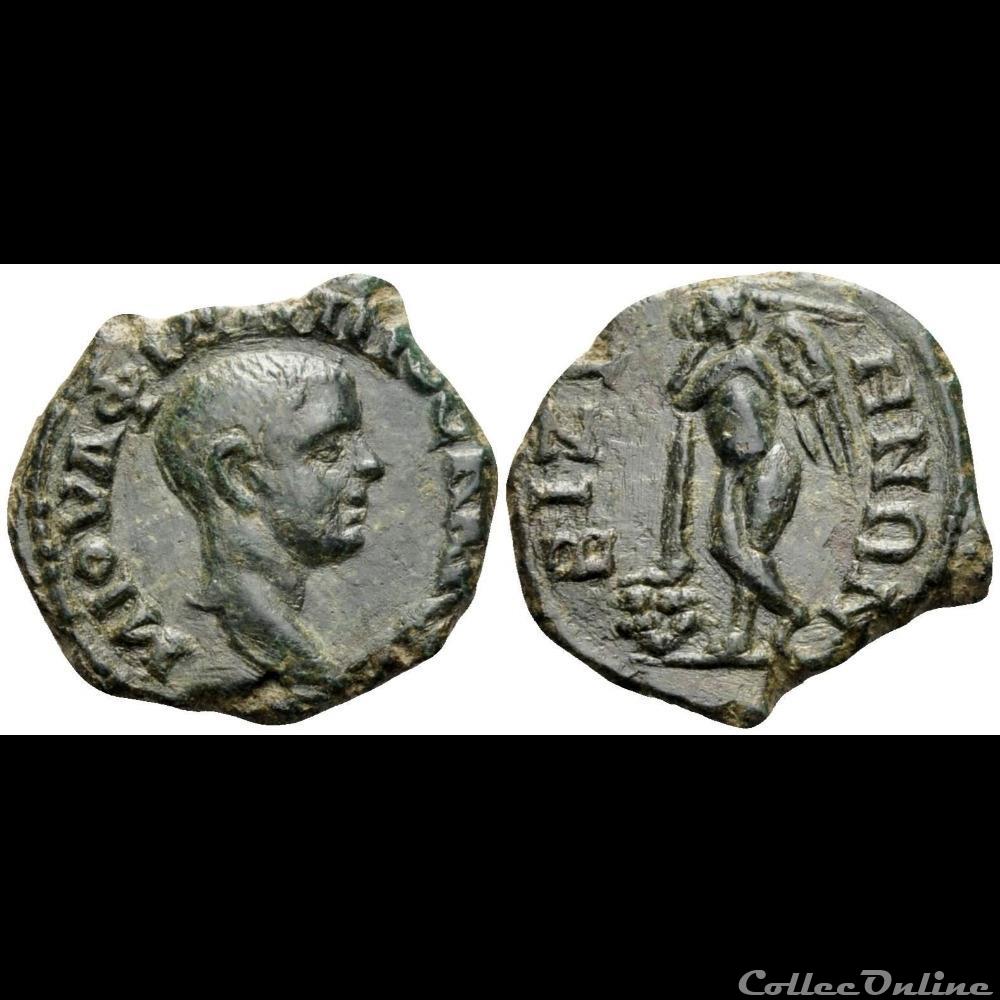 monnaie antique av jc ap romaine provinciale philippe ii bizya thrace eros