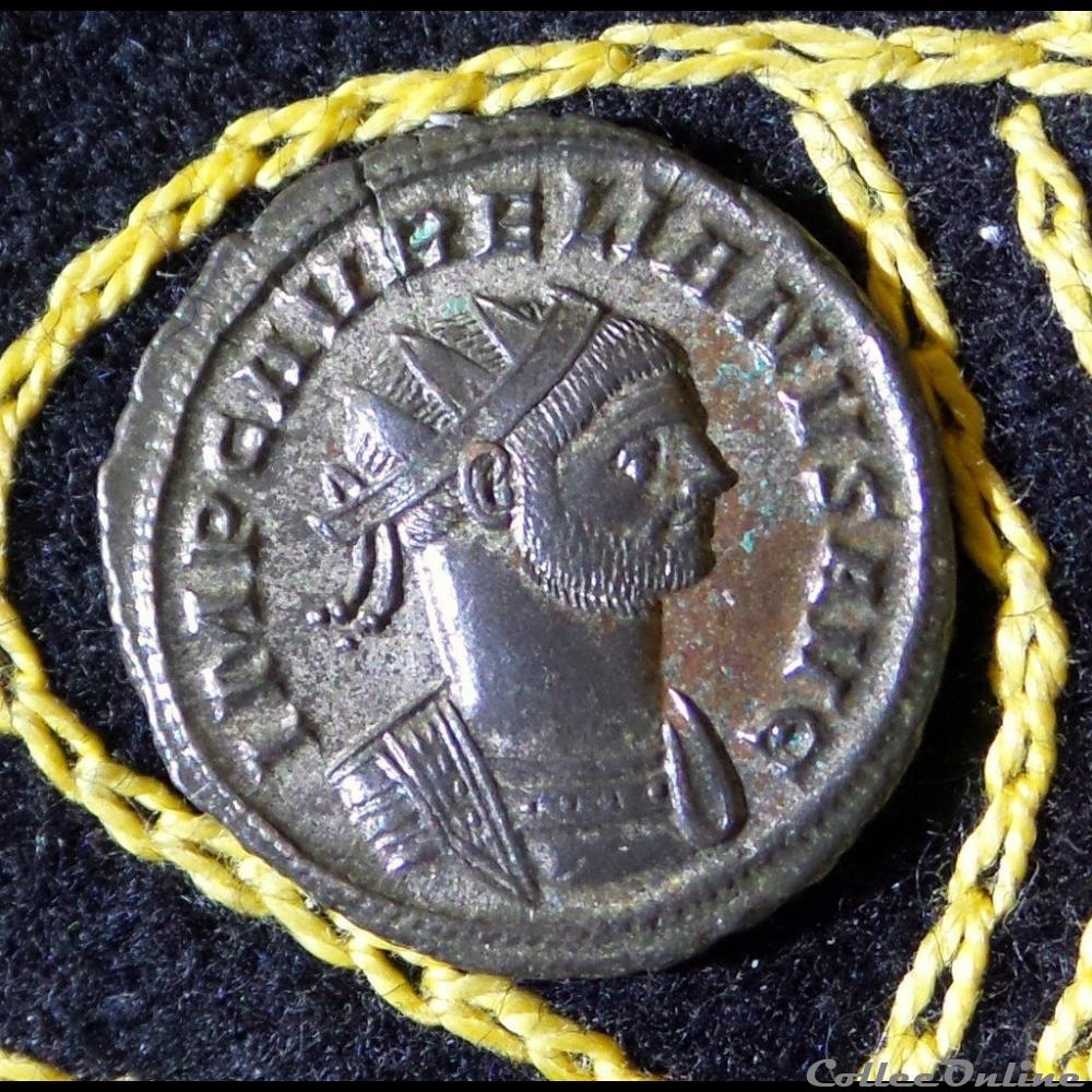 AURELIEN - CONCORDIA MILITVM monnaie antique romaine aurelien concordia militvm