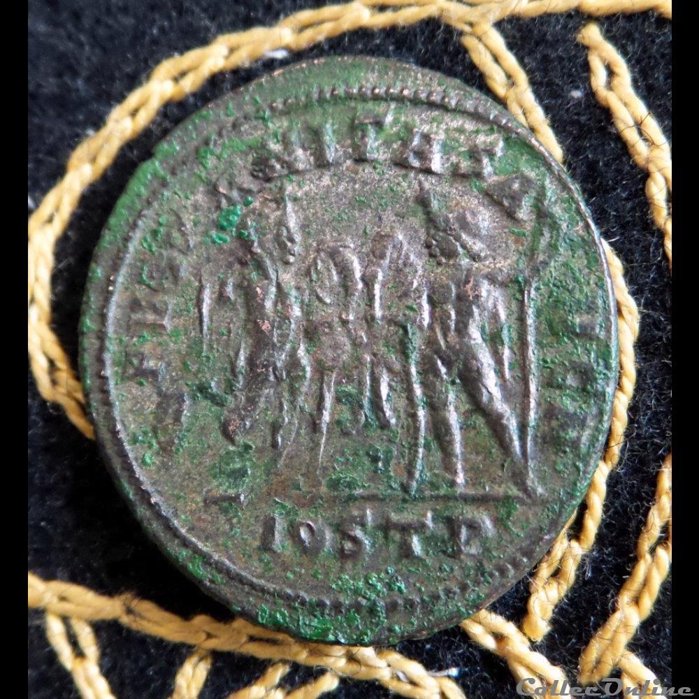 monnaie antique romaine maxence follis de 6 60g et 24 26mm de diametre