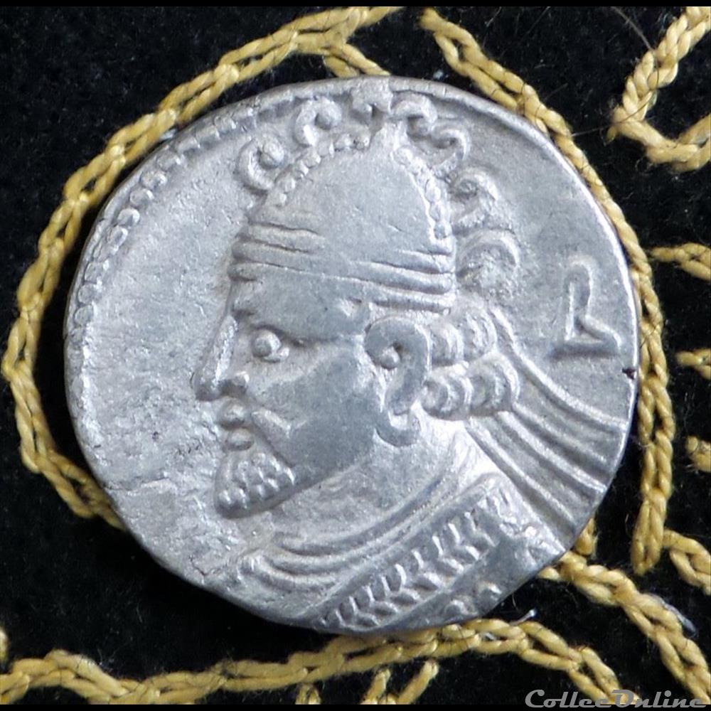 monnaie antique elymaide parthe sassanide vologeses ii ar tetradrachme de 13 76g et 28mm de diametre