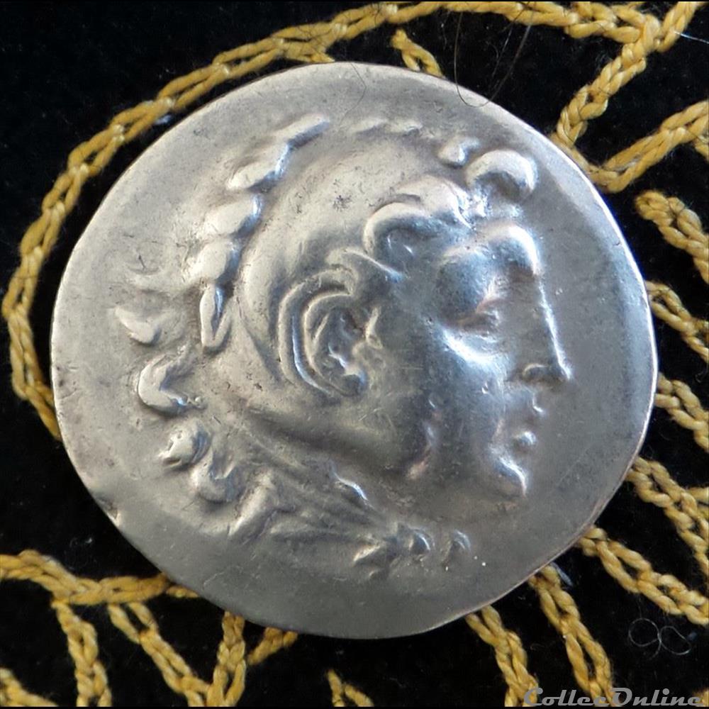 monnaie antique grecque alexandre le grand posthume tetradrachme de 16 75g et 33 80mm de diametre