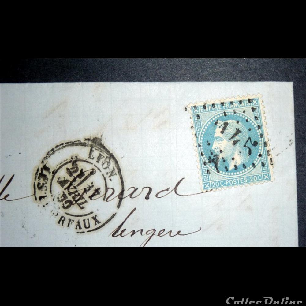 NAPOLEON III - Tête laurée timbre france diver napoleon iii tete lauree