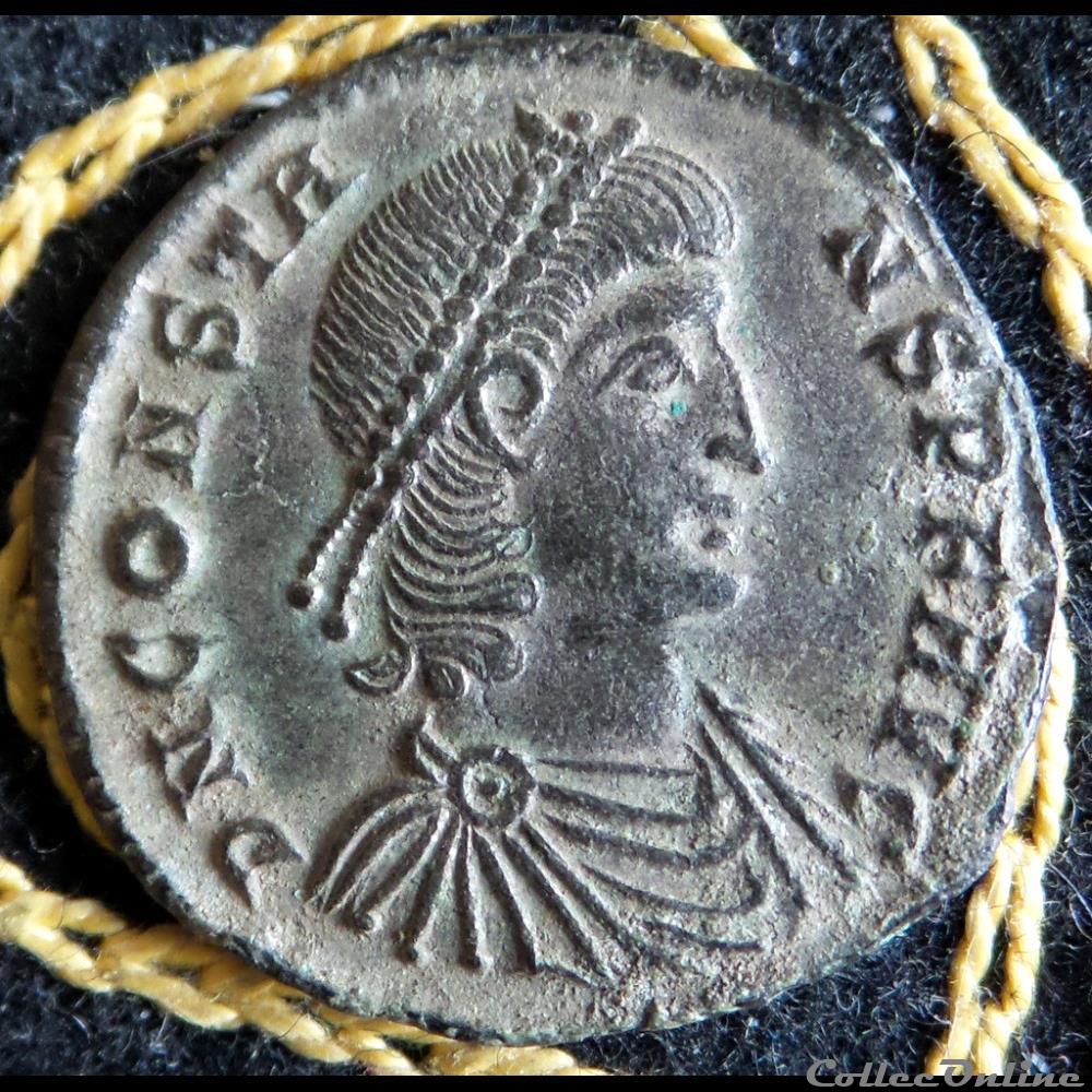 monnaie antique romaine constans majorina de 4 62g et 22mm de diametre