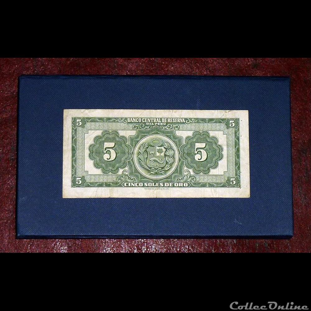 Le PEROU 3 billet amerique du nord diver le perou