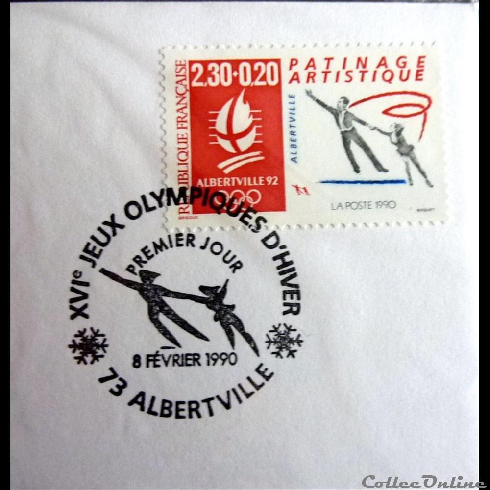 timbre france diver albertville patinage artistique