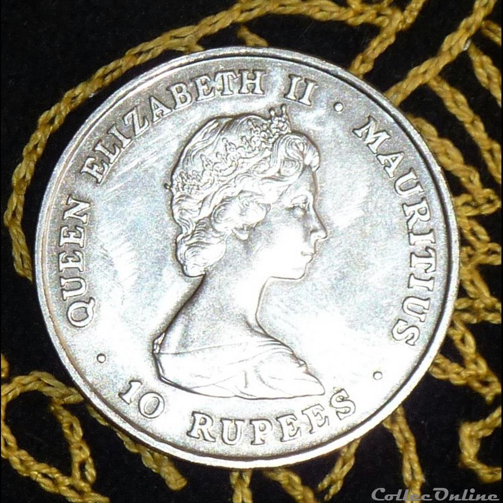 ÉLISABETH II - Mariage entre le Prince Charles et Diana Spencer de Maurice monnaie monde elisabeth ii mariage entre le prince charles et diana spencer de maurice