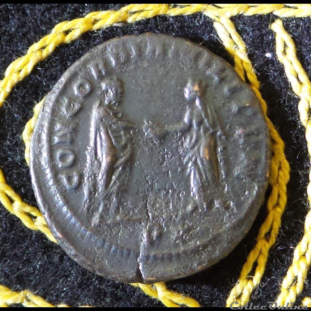 AURELIEN - CONCORDIA MILITVM monnaie antique romaine aurelien concordia militvm