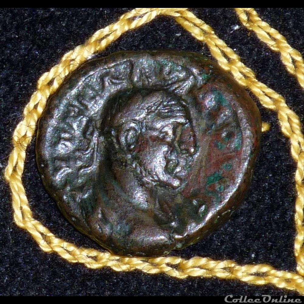 CLAUDE II - Bi Tétradrachme de 10,74g et 20 mm de diamètre. monnaie antique romaine provinciale claude ii bi tetradrachme de 10 74g et 20 mm de diametre