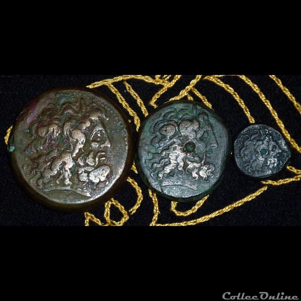 EGYPTE des Ptolémée 3 monnaie antique grecque egypte des ptolemee
