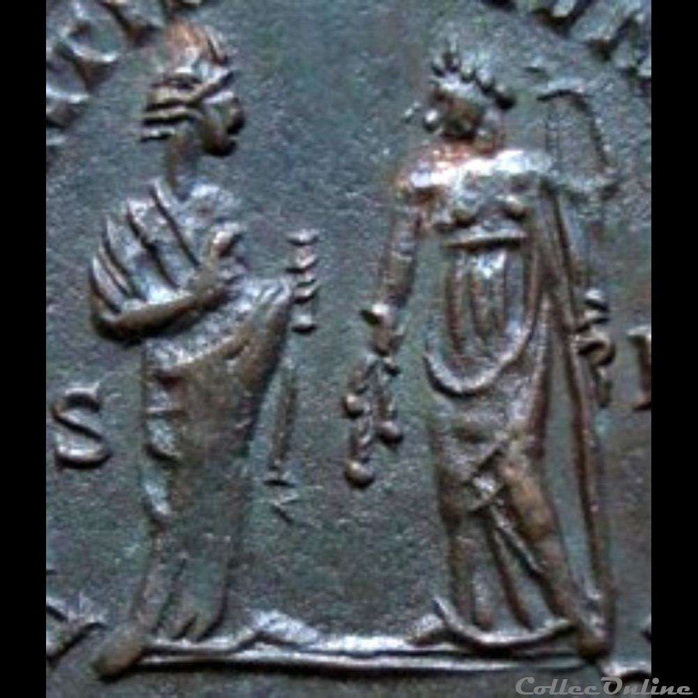 DIOCLETIEN - Follis de 10,45g et 28mm de diamètre. 2 monnaie antique romaine diocletien follis de 10 45g et 28mm de diametre