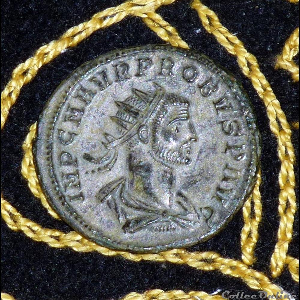 PROBUS - AE Antoninianus de 3,67g et 24,5 mm de diamètre. monnaie antique romaine probus ae antoninianus de 3 67g et 24 5 mm de diametre