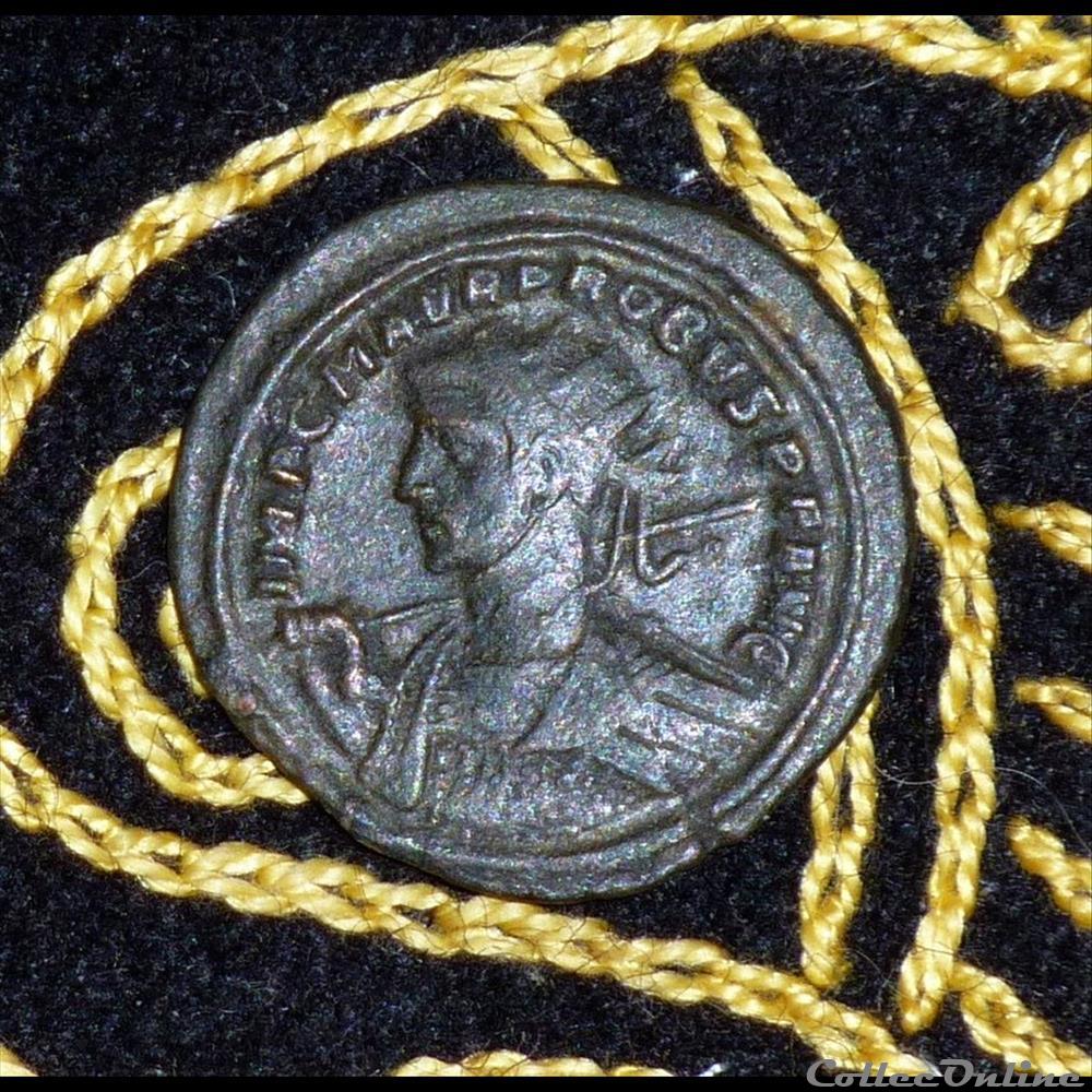 PROBUS - AE Antoninianus de 4,5g et 22 mm de diamètre. monnaie antique romaine probus ae antoninianus de 4 5g et 22 mm de diametre