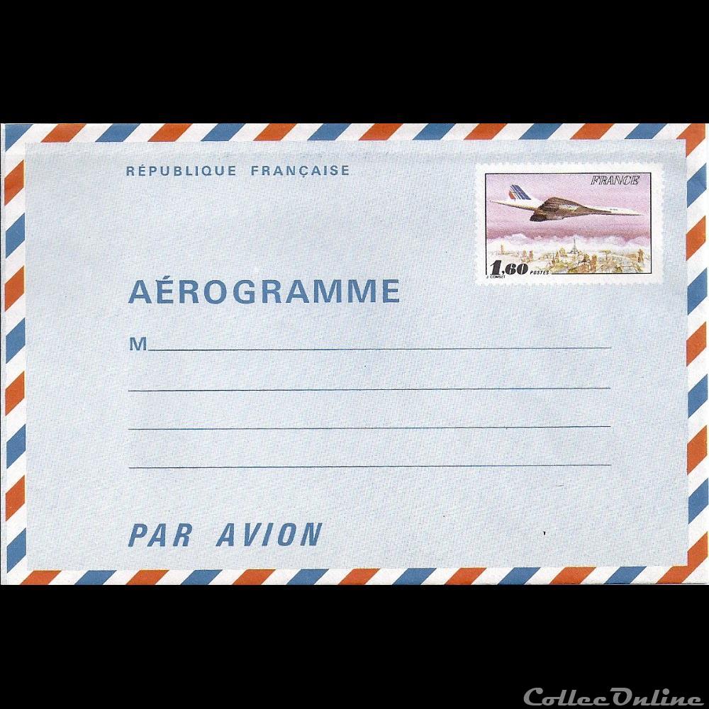 AEROGRAMME - La série Concorde 3 timbre pret poster diver aerogramme la serie concorde