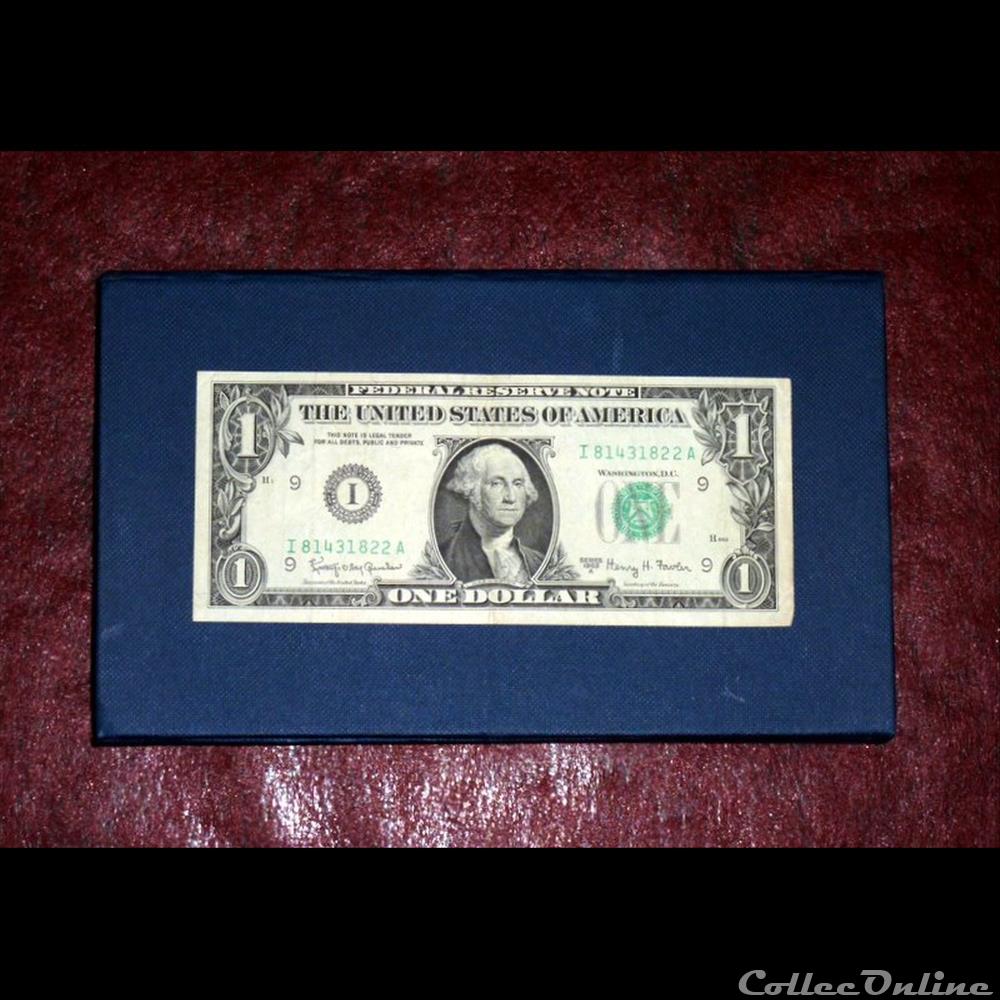 billet amerique du nord diver le dollar